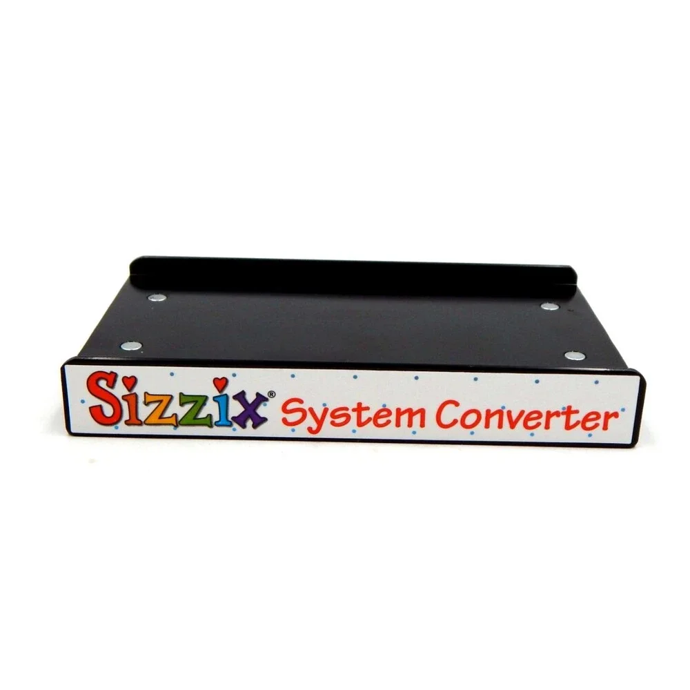 Sizzix System Converter for Cutting Sizzlits Dies Scrapbooking Red Machine
